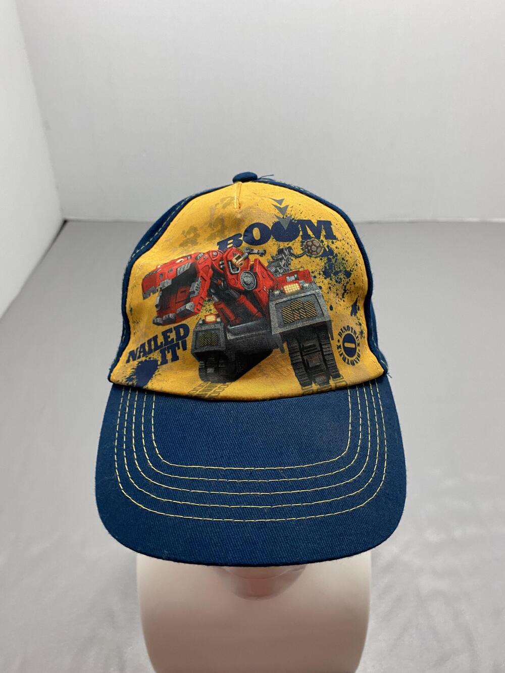 Hat Cap Strap Back One Size Blue Dinotrux Baseball Cap Adjustable Boys